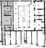 05919 ostia - regio iii - insula vii - domus fulminata (iii,vii,3-4) - grundriss - quelle - van der meer 2005, fig. 2.jpg